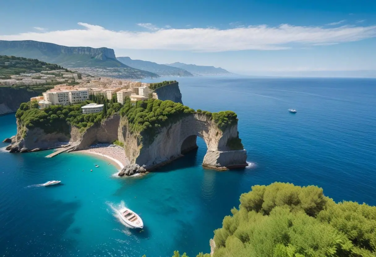 Följ med på båtutflykter och fisketurer i Sorrento illustration