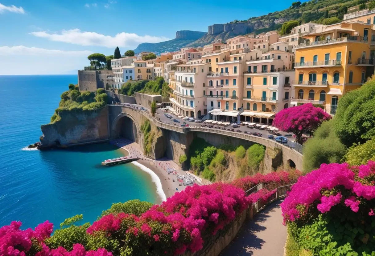 Cykelvänlighet i Sorrento illustration