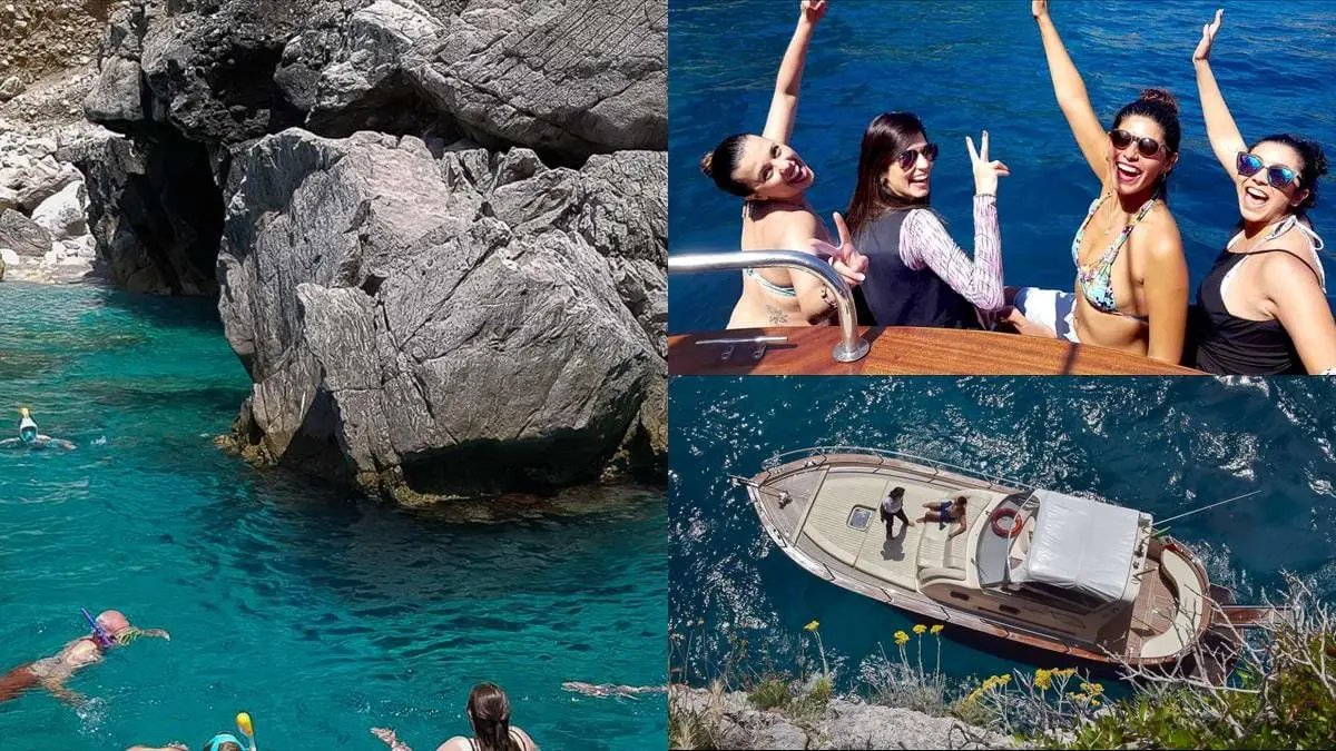 Från Sorrento till Positano och Amalfi-kusten illustration