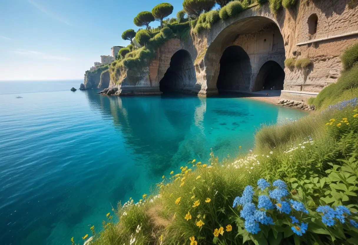 Upptäck magiska grottor i Sorrento och omgivningarna! illustration