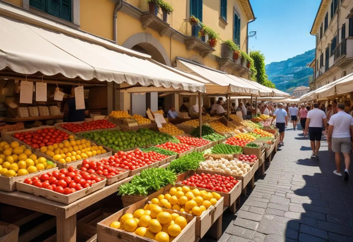 Upptäck de bästa matbutikerna i Sorrento illustration