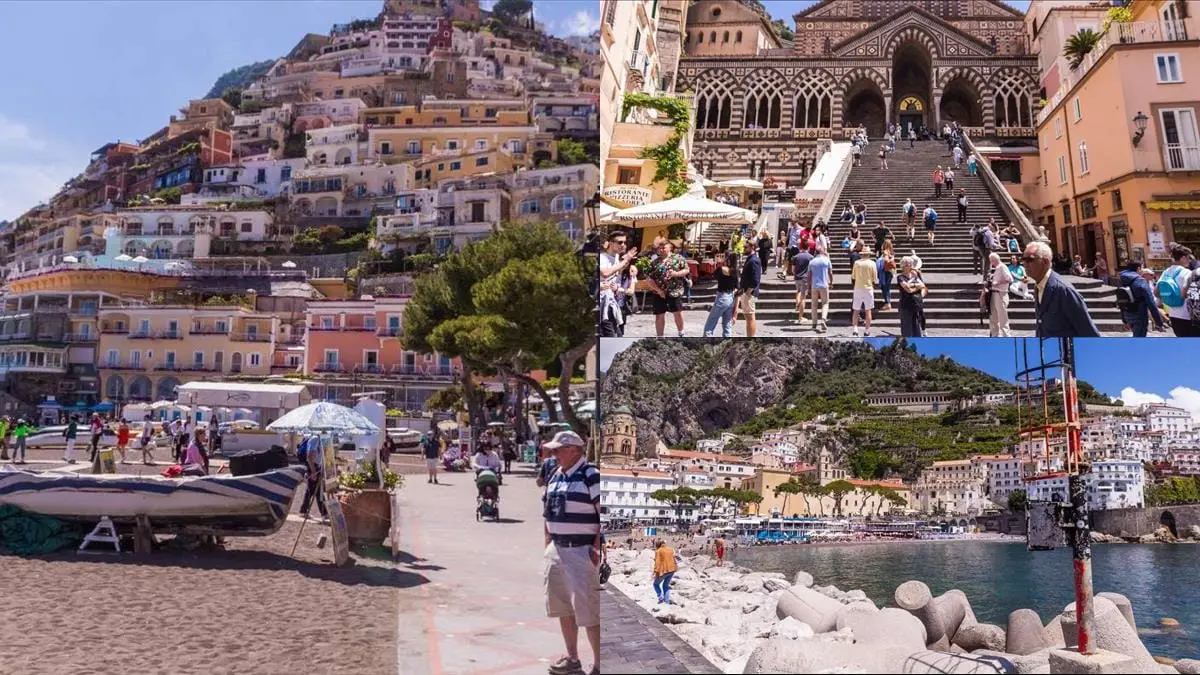 Omgivande minibustur från Neapel till Sorrento, Amalfi och Positano illustration