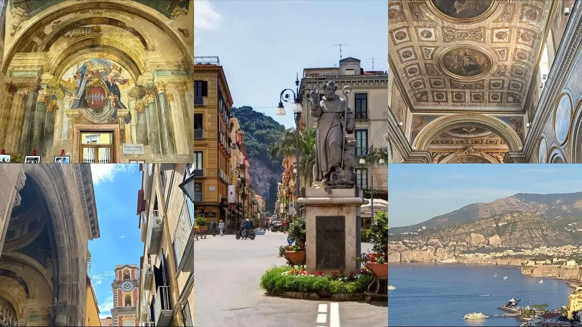 Sorrento som en lokal illustration