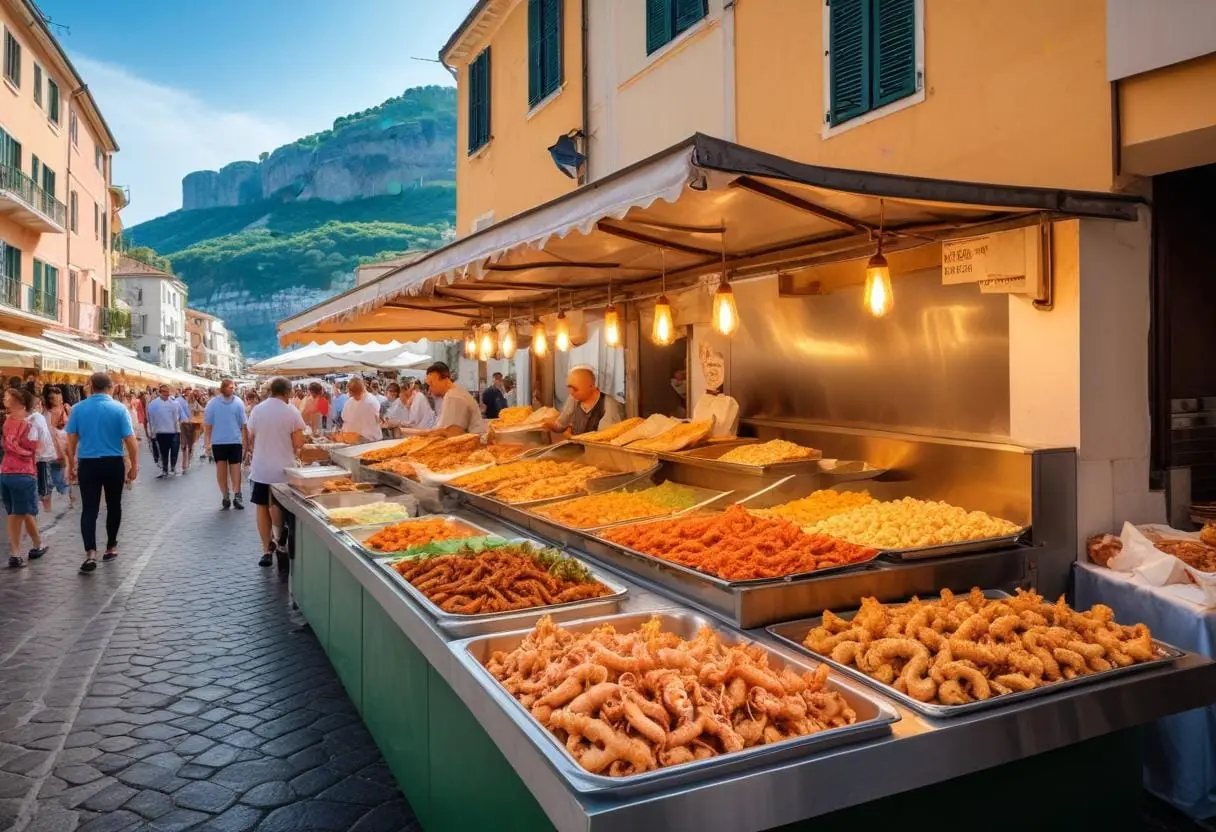 Stockholms bästa street food i soliga Sorrento illustration