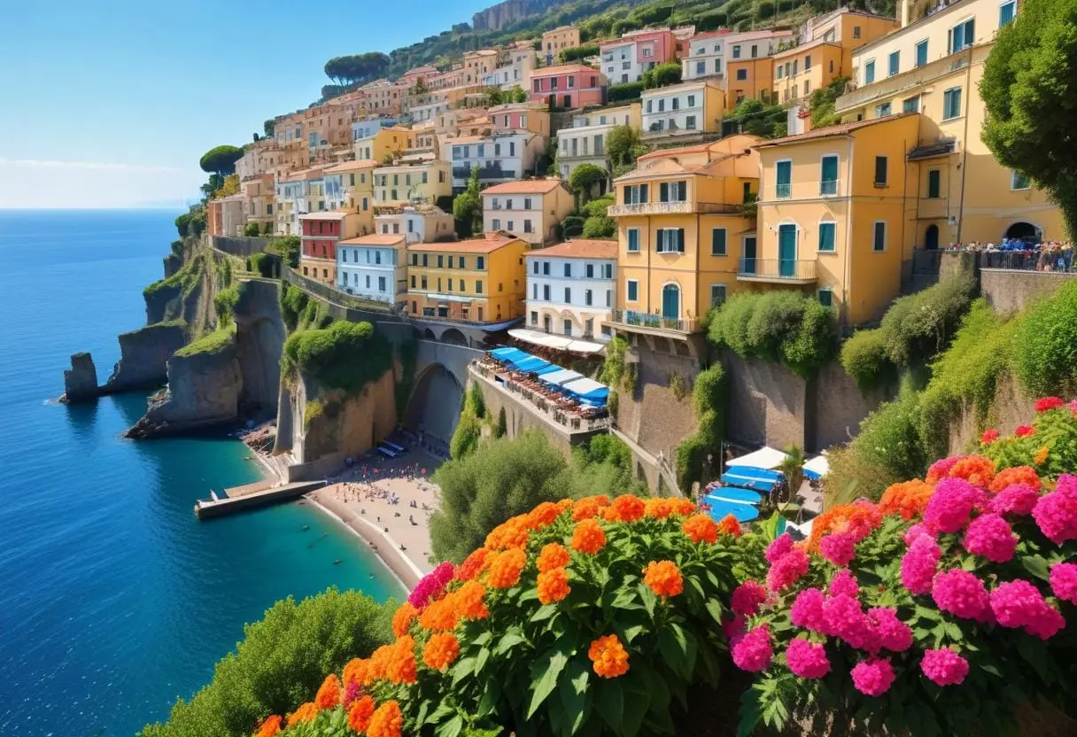 Tillgänglighet för personer med funktionsnedsättning i Sorrento illustration